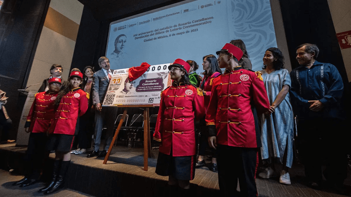 Lanzan billete de lotería con imagen de Rosario Castellanos