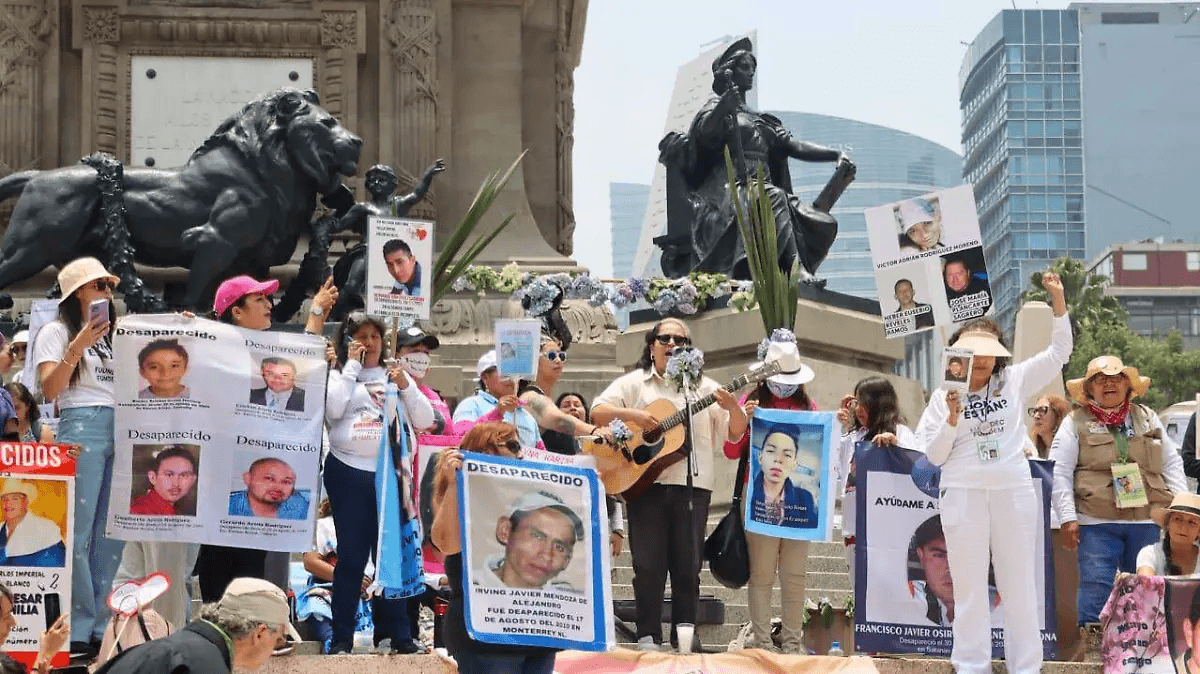 “¡Dónde están nuestros hijos!”, claman madres buscadoras en la Marcha de Nacional de la Dignidad
