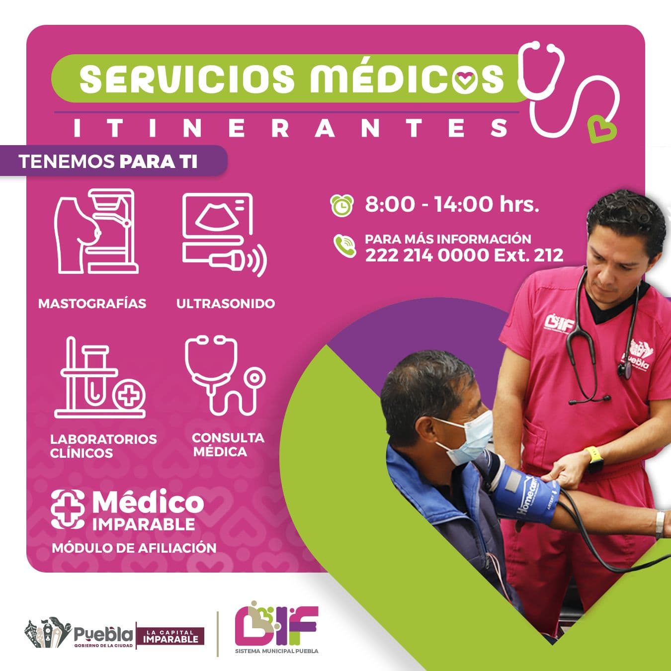 LLEGAN SERVICIOS MÉDICOS ITINERANTES A NUEVOS PUNTOS DE LA CAPITAL IMPARABLE