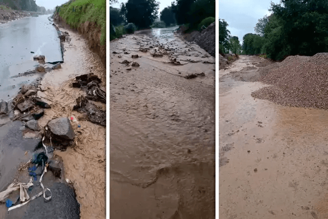 Camino al Ecoparque La Malinche se lo está llevando el agua: vecinos