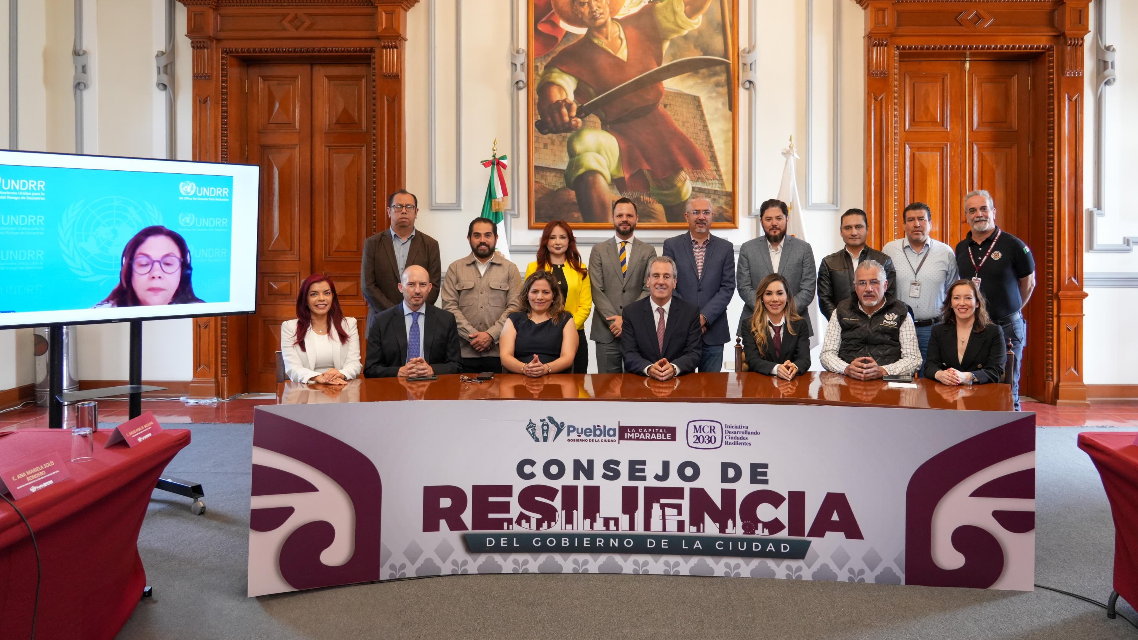Puebla instala el primer Consejo de Resiliencia Municipal del país
