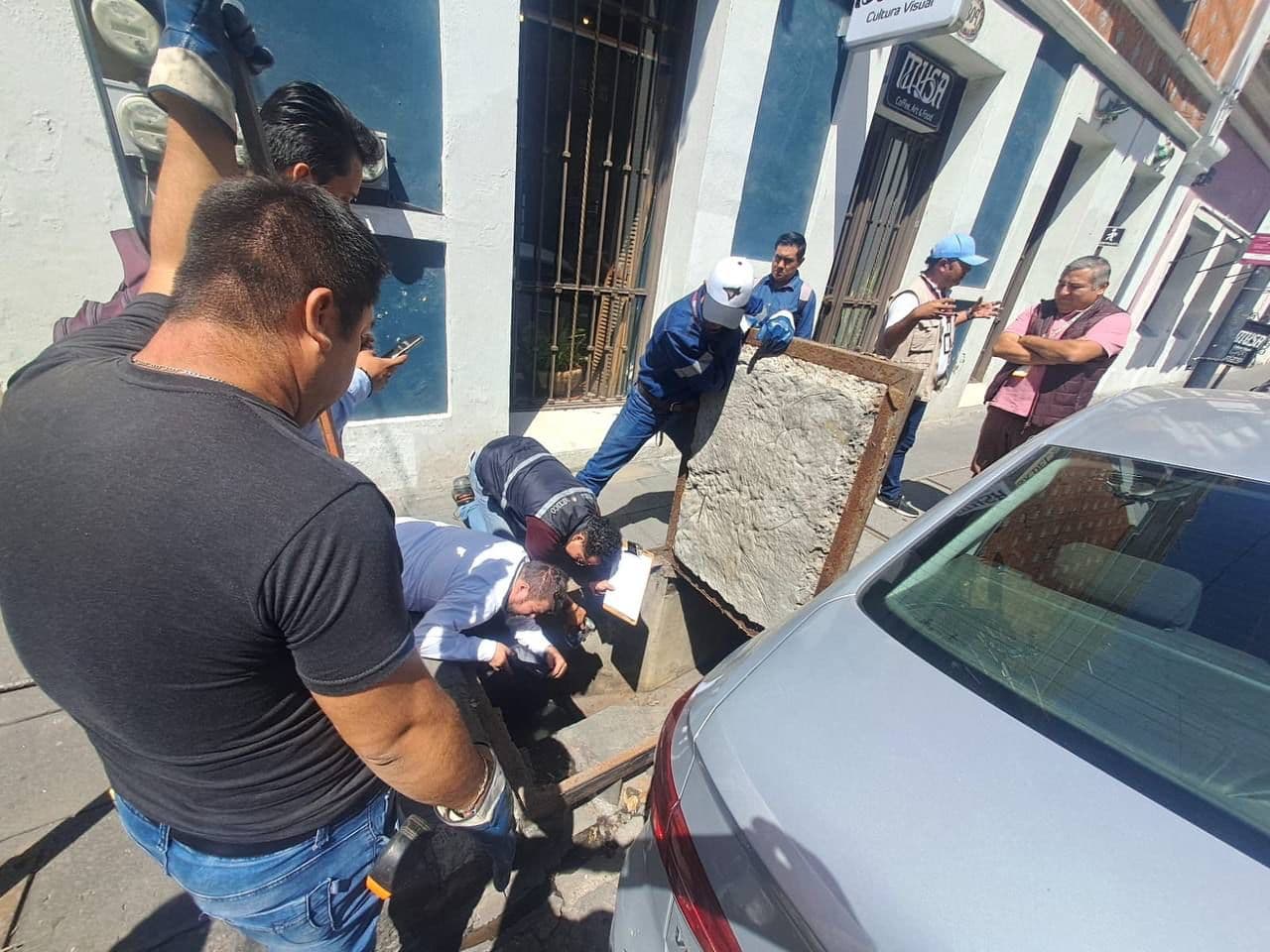 Realiza Gobierno de la Ciudad recorridos para identificar y atender puntos de riesgo de inundación en el Centro Histórico