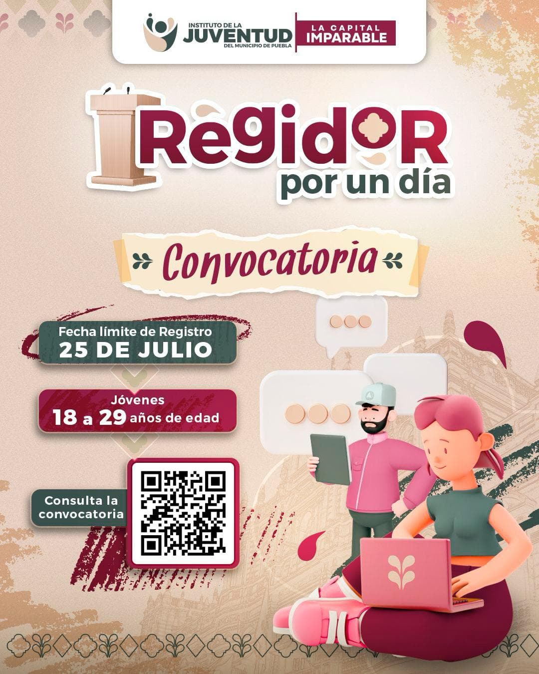Invita IJMP a participar en “Regidor por un Día”