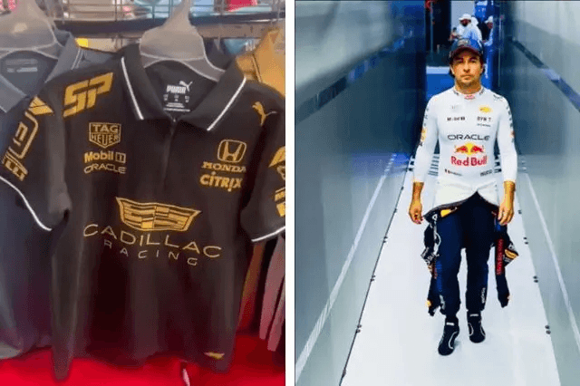 Checo Pérez aún no firma con Cadillac, pero ya hay ropa pirata