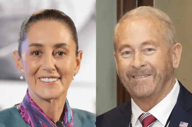 Sheinbaum se reúne con embajador de EUA; abordan arancel del 30%