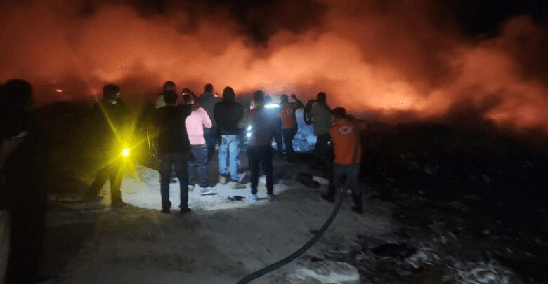 Se incendia basurero municipal de Acatlán de Osorio