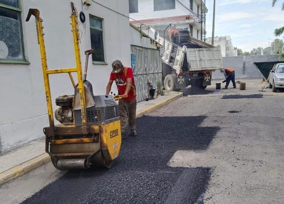 Intensifica Gobierno de la Ciudad Campaña Capitalina Bacheando Puebla