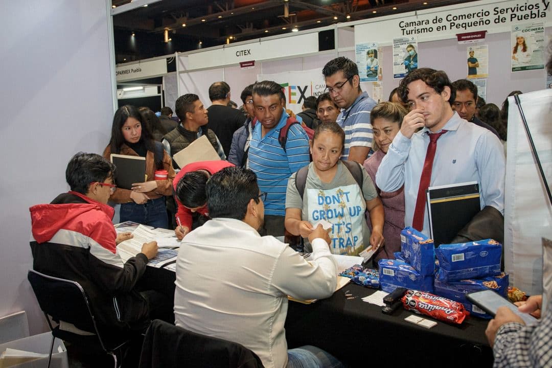 Aumenta a un millón 78 mil el número de personas ocupadas en el municipio de Puebla