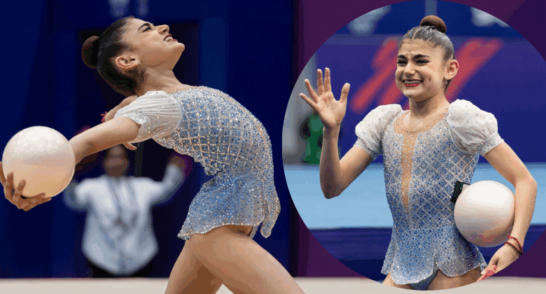 Ana Luisa Abraham, se lleva medalla de oro en gimnasia ritmica de los Juegos Panamericanos Junior Asunción 2025