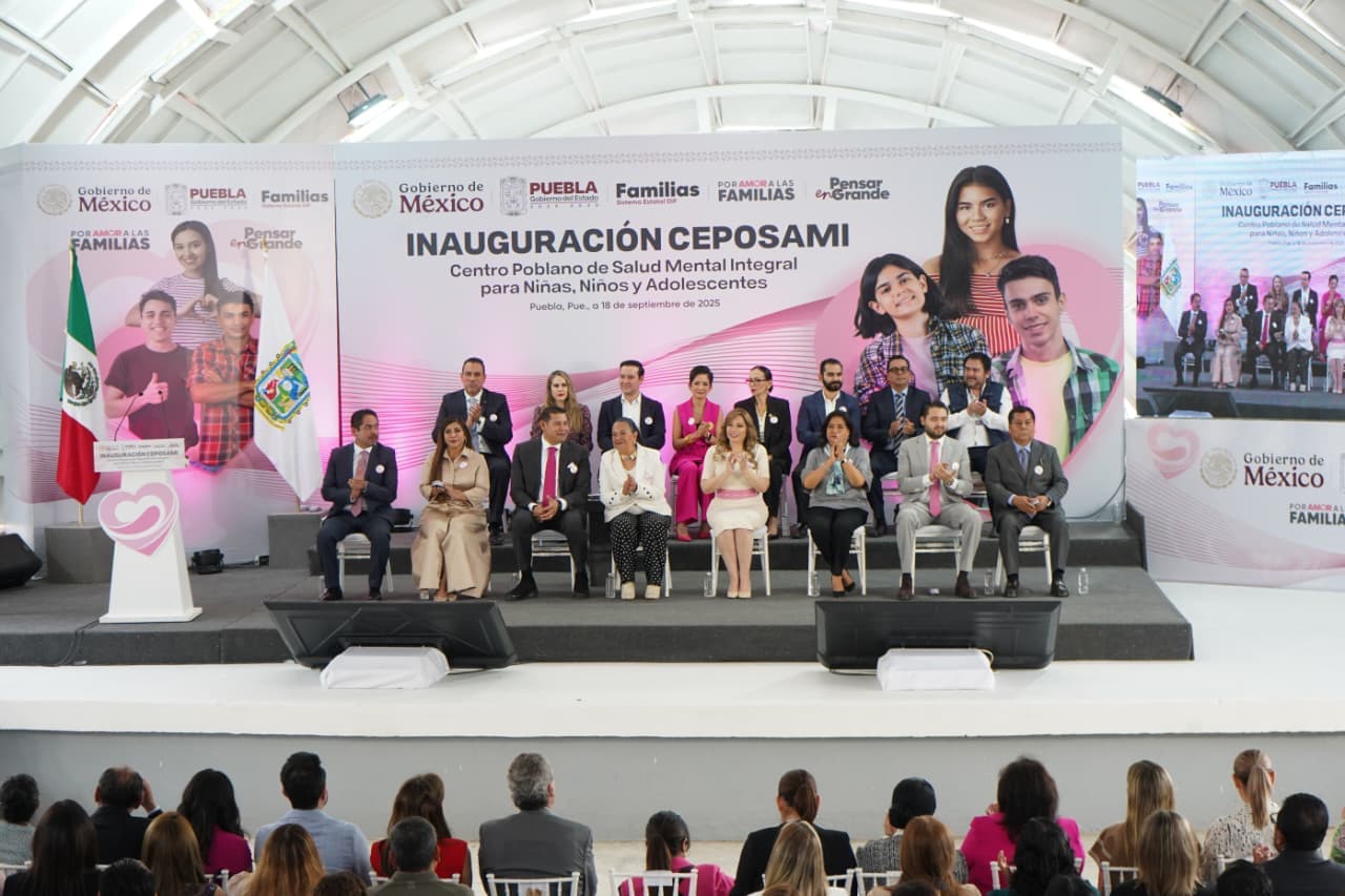 Pepe Chedraui y MariElise Budib asisten a inauguración del Centro Poblano de Salud Mental Integral