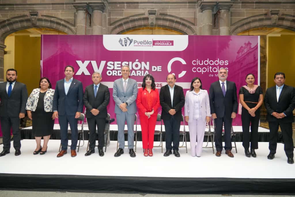 Gobiernos locales refuerzan cooperación en la Sesión Ordinaria de la ACCM en Puebla