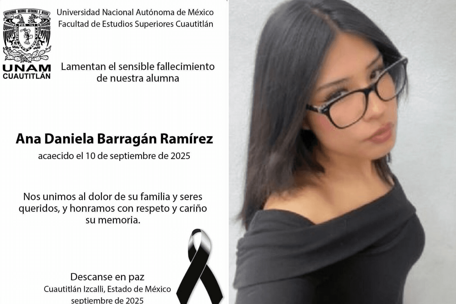 Confirman fallecimiento de alumna de la UNAM tras explosión en Iztapalapa