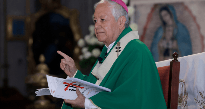 Lamenta arzobispo tragedia en Iztapalapa y llama a recuperar valores