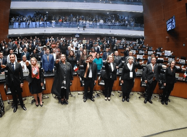 Senado toma protesta a nuevos ministros de la SCJN