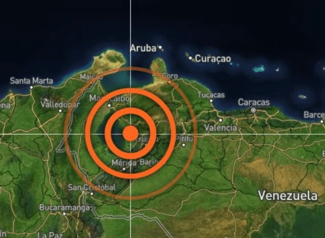 Sismo de magnitud 6.2 sacude a Venezuela