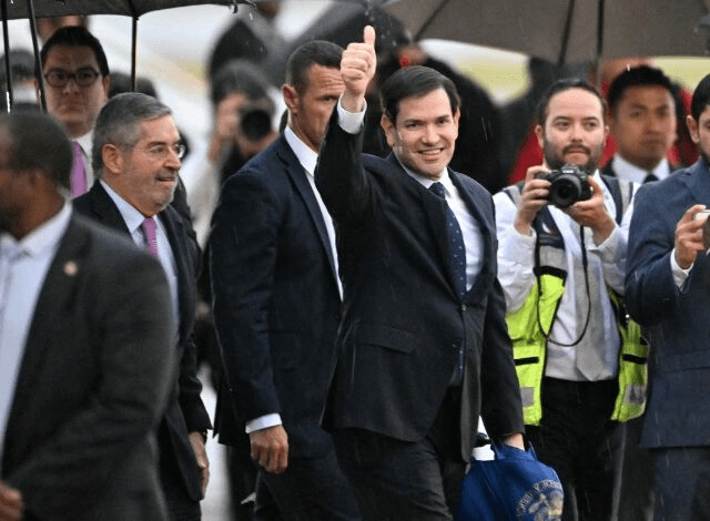 Marco Rubio inicia visita oficial a México