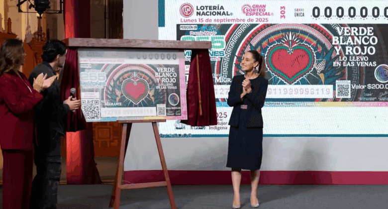 Sheinbaum dedica sorteo especial a migrantes en EU