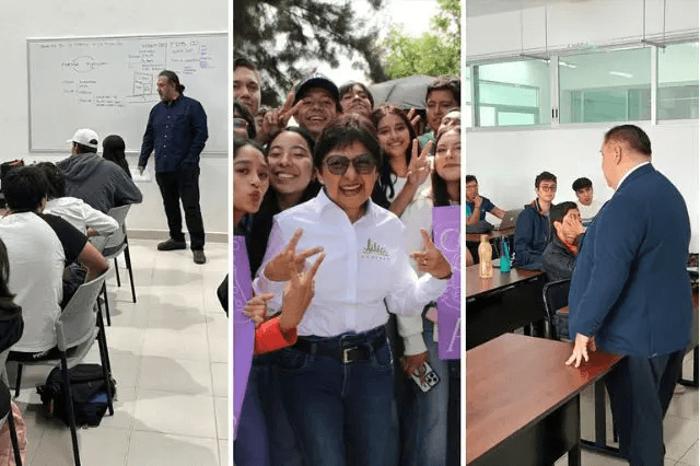 Candidatos de la BUAP recorren unidades académicas en cuarto día de campaña