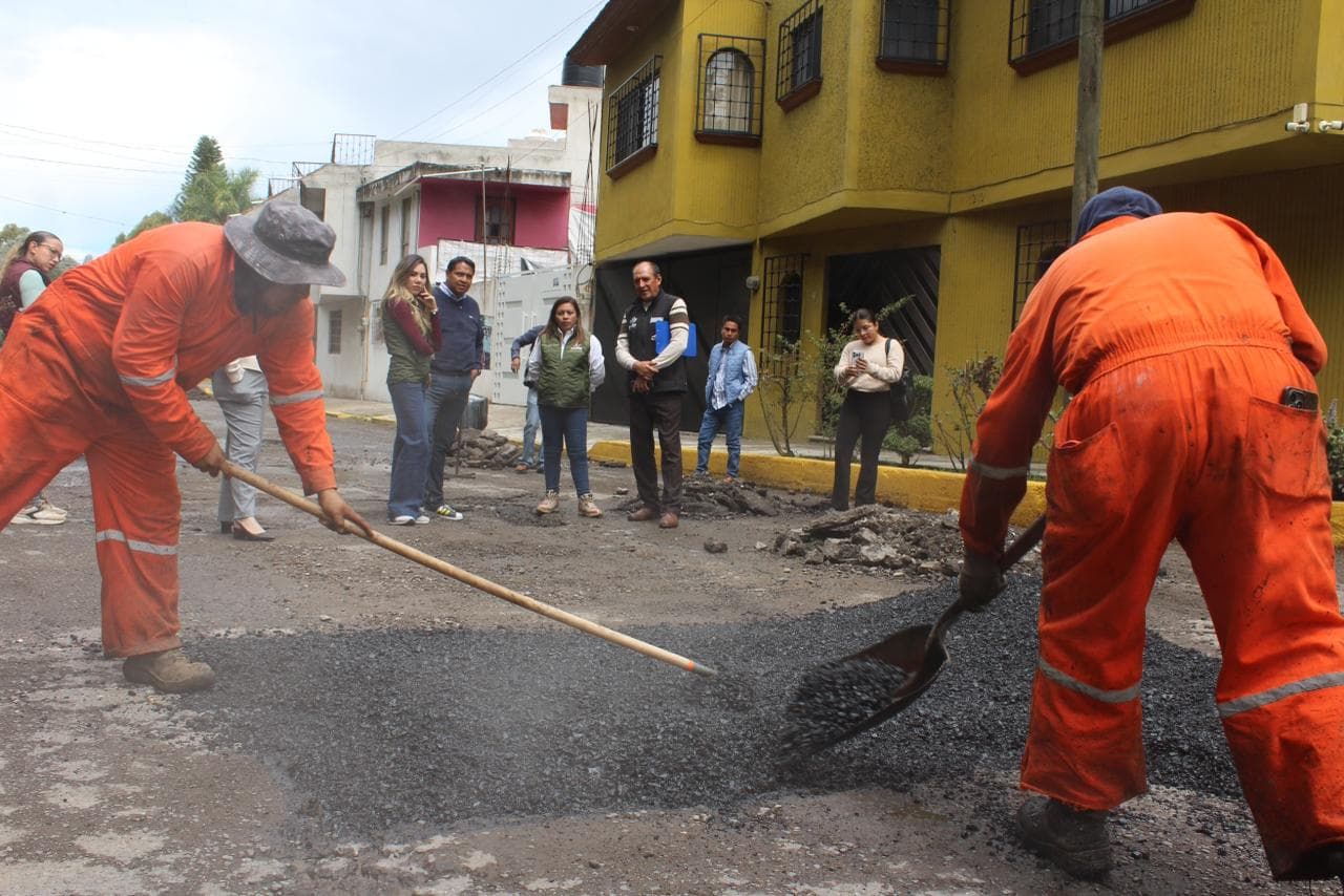 Supervisa Contraloría Municipal trabajos de bacheo en 118 puntos de Puebla Capital