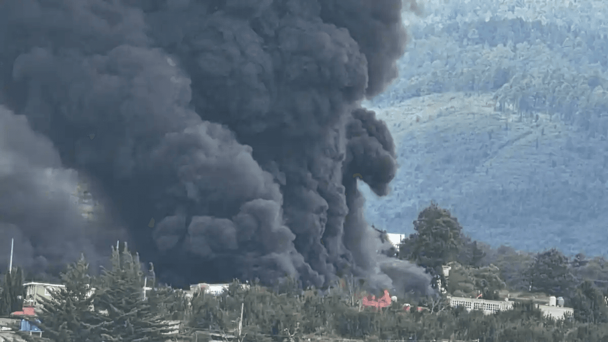 Se registra la explosión de una pipa en la autopista México-Puebla