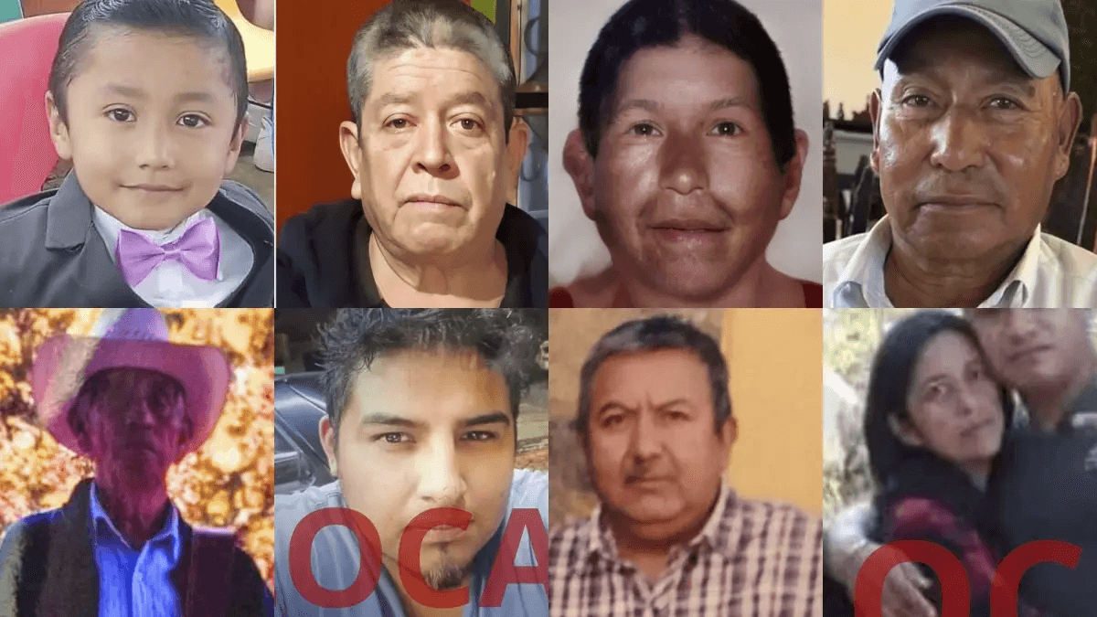 Ellos son los 6 desaparecidos en la Sierra Norte de Puebla; ya van 15 muertos