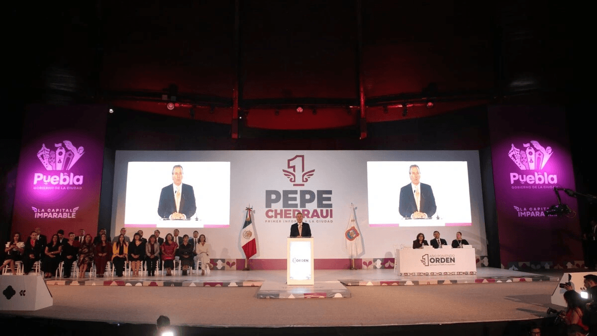 “No son tiempos electorales, es tiempo de Puebla”: Pepe Chedraui en su Primer Informe