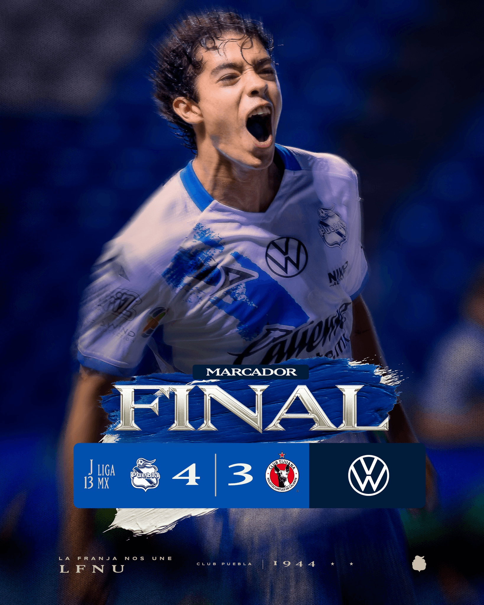 ¡Locura en el Cuauhtémoc! Puebla vence a Xolos 4-3
