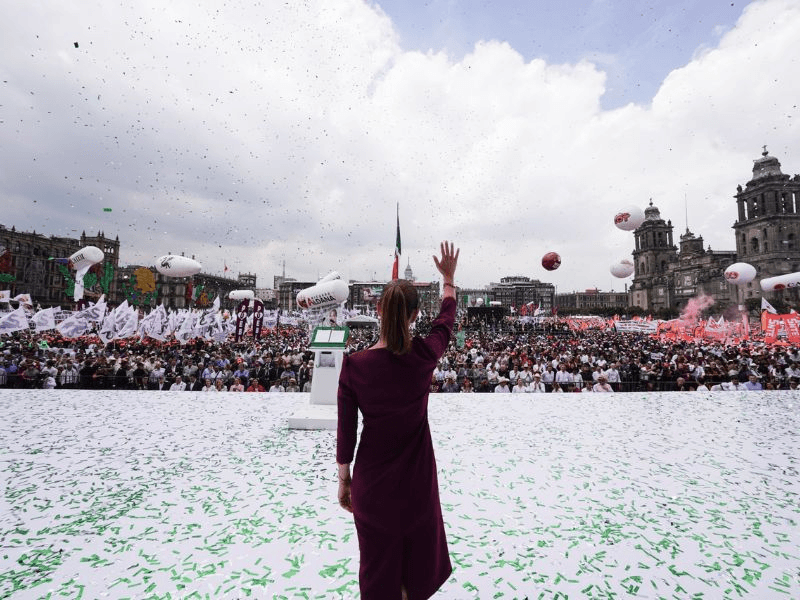 Sheinbaum cierra gira nacional de Primer Informe de Gobierno en el Zócalo