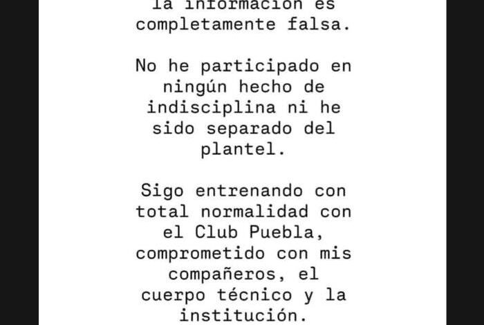 Jugadores del Club Puebla desmienten castigo