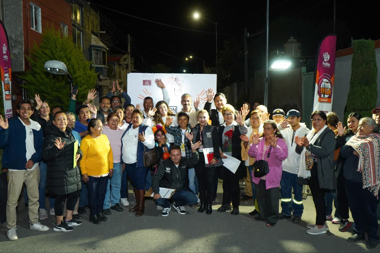 Inaugura Gobierno de Pepe Chedraui iluminación con tecnología LED en la colonia Del Valle