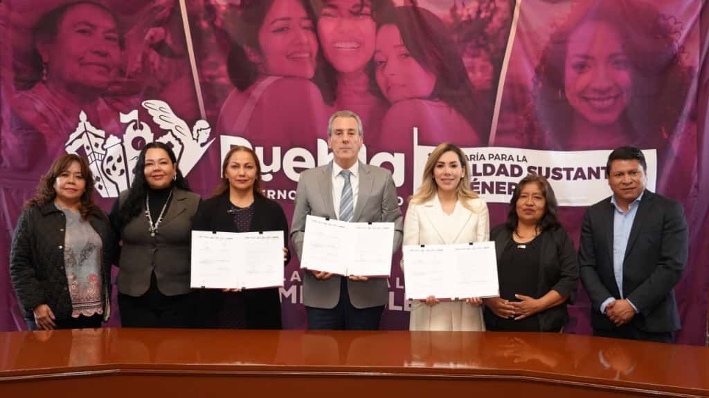 Firma Pepe Chedraui convenio para fortalecer atención a mujeres de Puebla capital