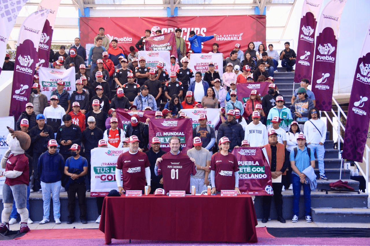 Puebla será el primer municipio del país en rehabilitar espacios deportivos con programa “Canchas x Latas”