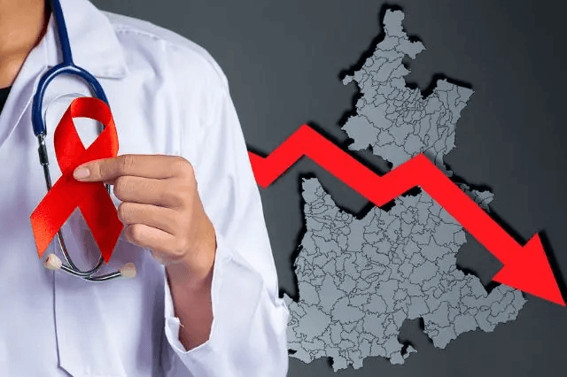 Puebla reporta caída drástica en casos notificados de VIH
