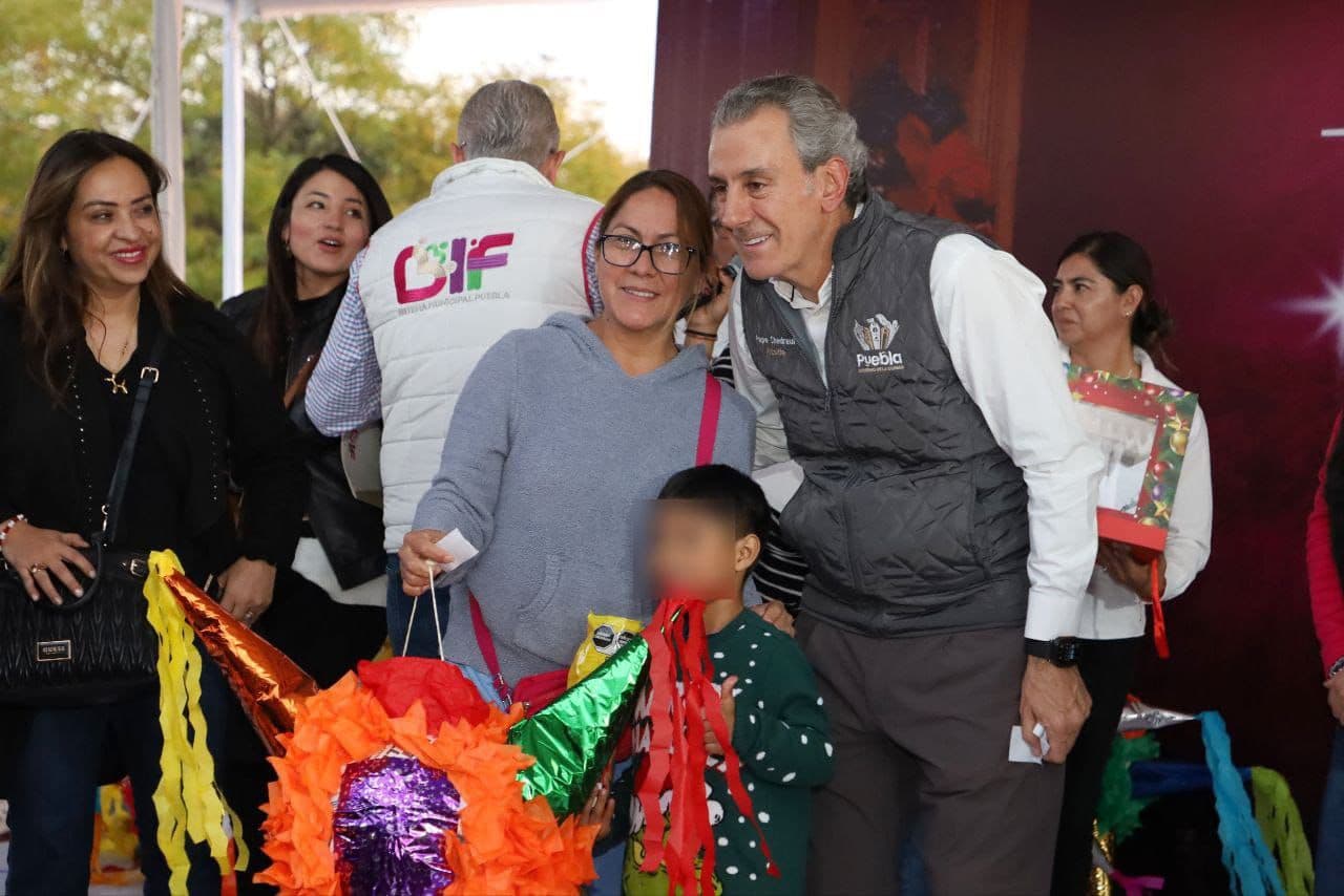 Celebra Pepe Chedraui “Vive la Navidad en Chapulco” con familias poblanas