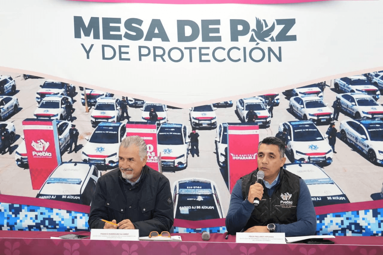 Baja incidencia delictiva en Puebla capital con Modelo Integral de Seguridad
