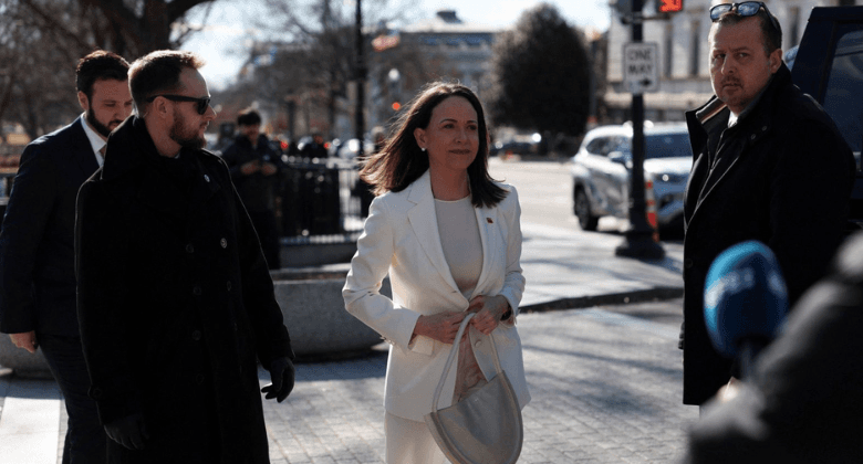 Machado visita a Trump en la Casablanca