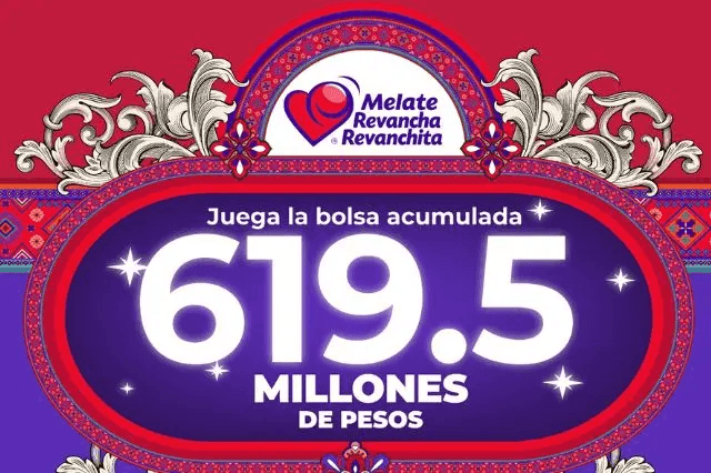 Melate, Revancha y Revanchita tienen una bolsa acumulada que supera los 600 mdp