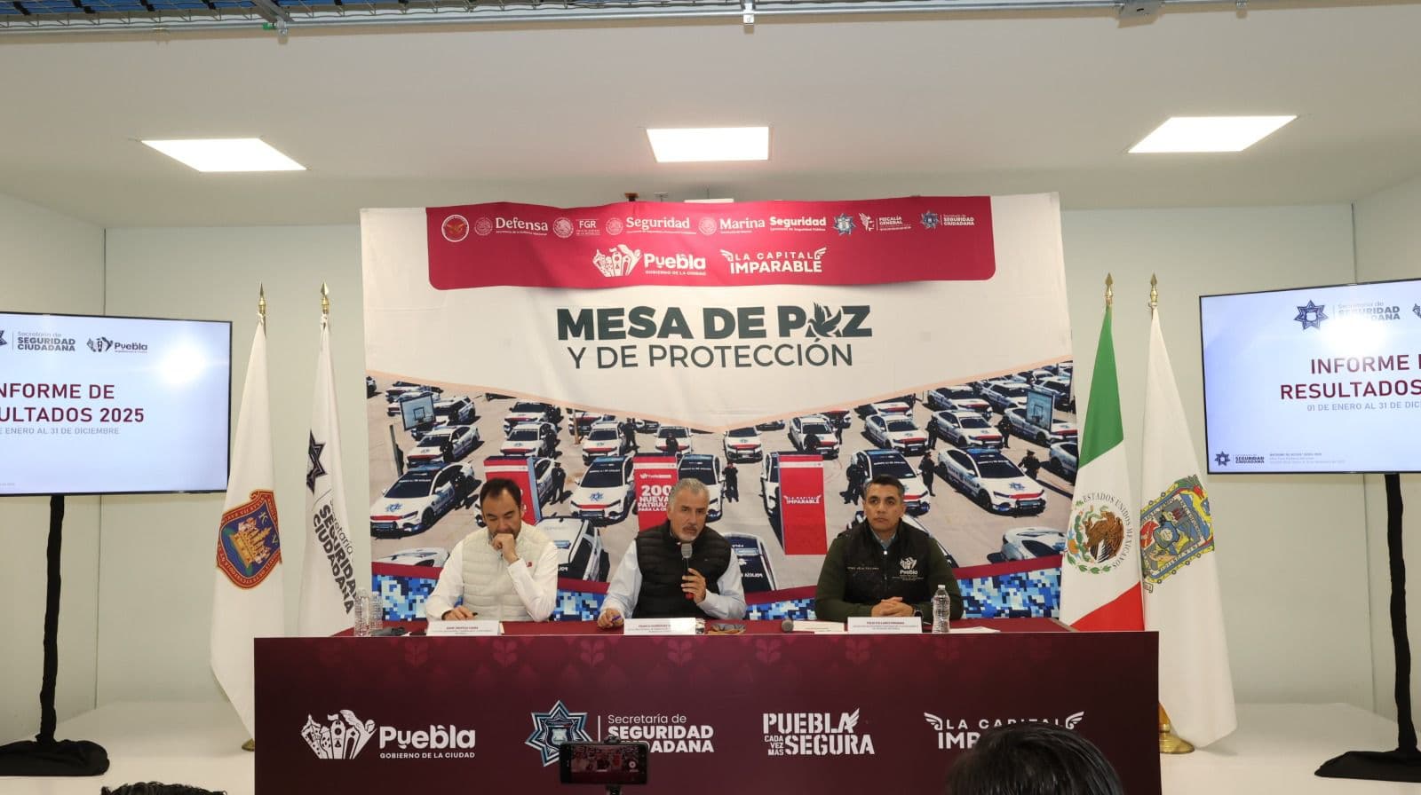 Disminuye incidencia delictiva en Puebla Capital gracias a estrategias de seguridad coordinadas: SSC
